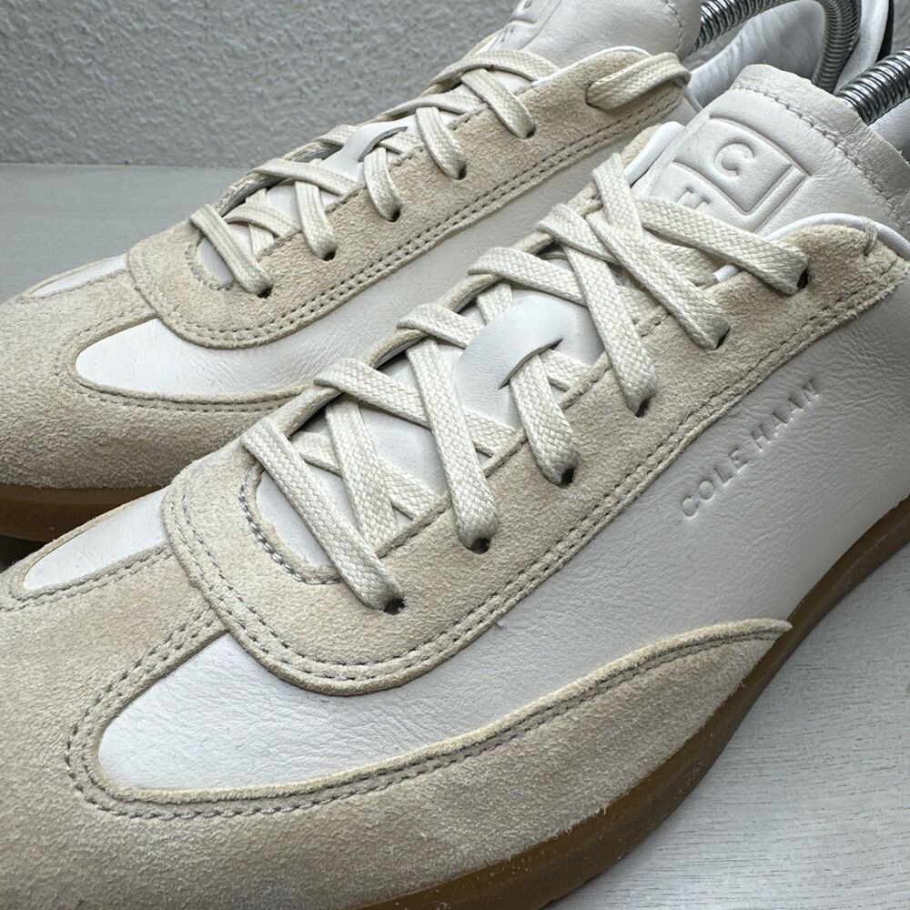 Cole Haan Grand Pro Turf Pumice Stone Cowhide Sneakers Shoes Men’s Size 9.5 - Picture 5 of 7